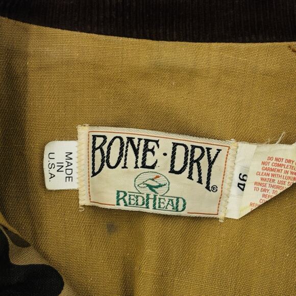 Vintage 70’s Duck Camo Hunting Jacket Sz 46 XL Barn Coat USA Chore Coat Rare - Picture 5 of 8